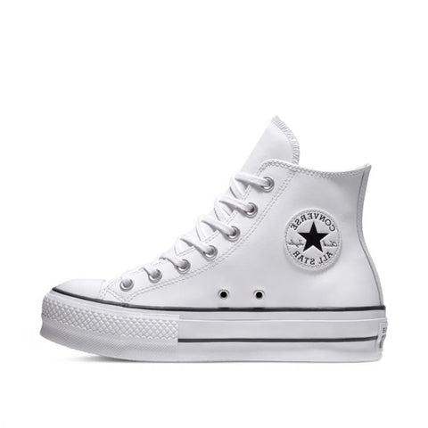 tenis converse bota piel
