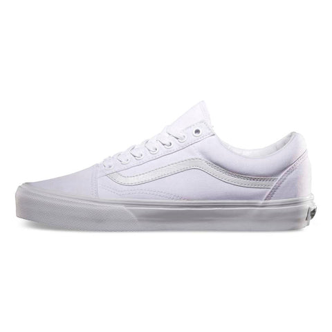 tenis vans old skool blanco