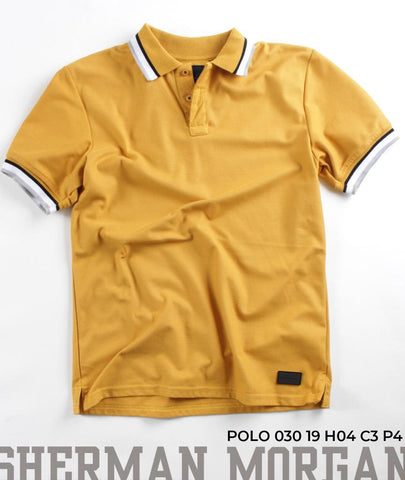 playera polo sherman morgan mostaza