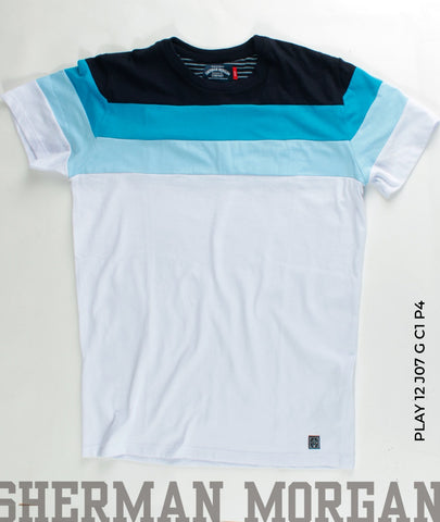 playera sherman morgan azul