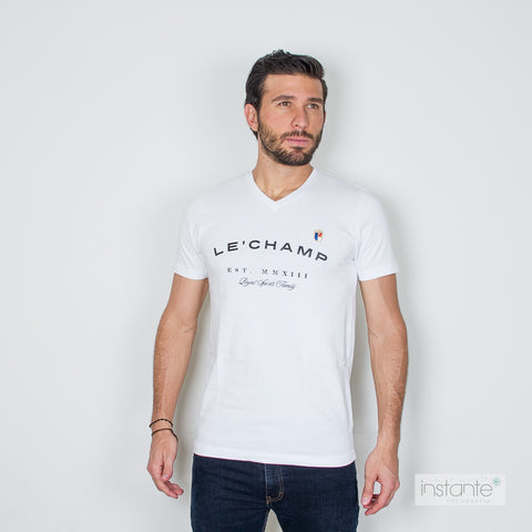 PLAYERA LECHAMP BLANCA